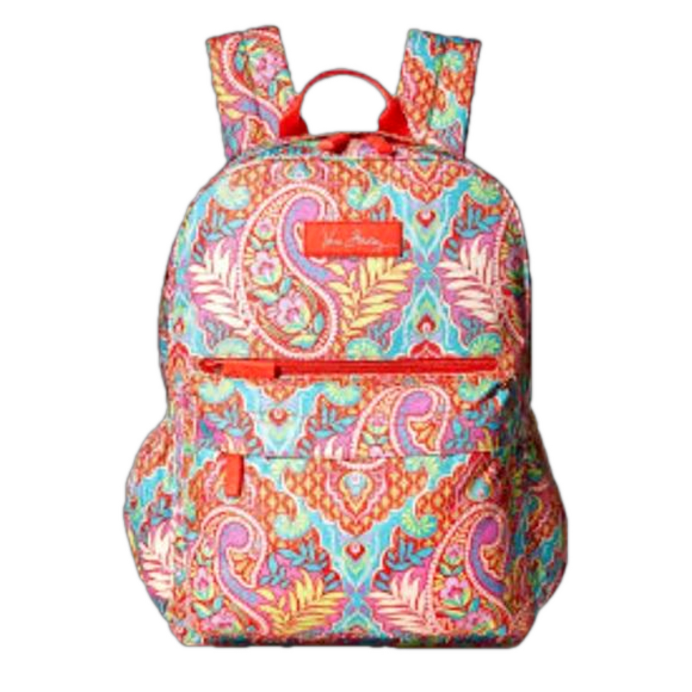 VERA BRADLEY The Lighten Up Just Right Backpack in Paisley in Paradise Pattern